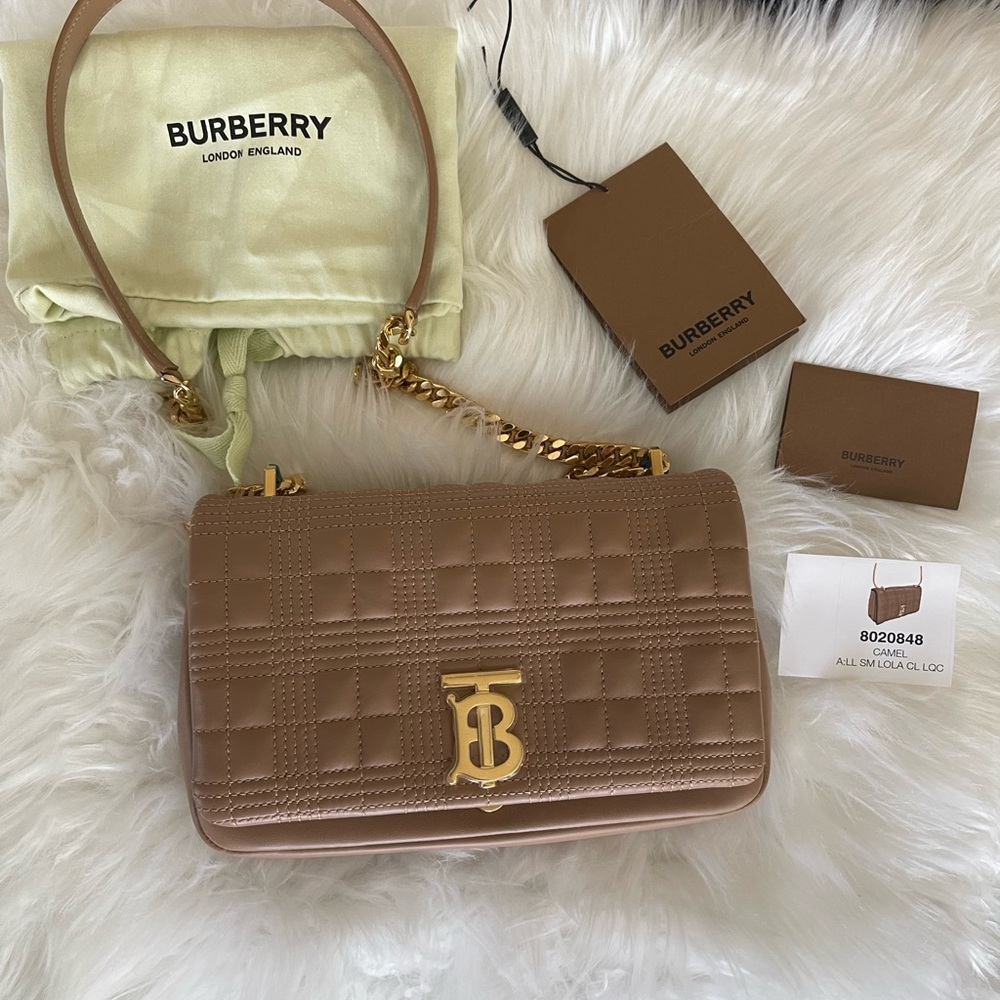Burberry Camel sm Lola crossbody
